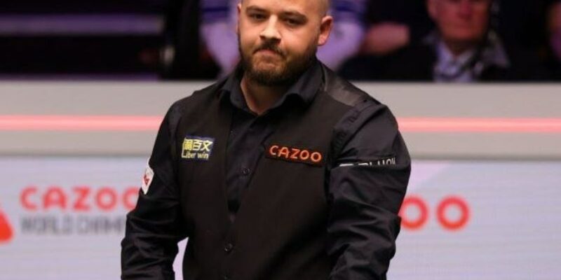 De vriendin van snookerspeler Luca Brecel