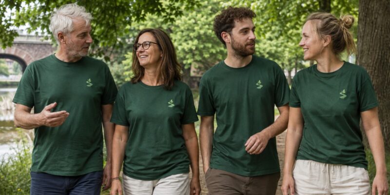 Een gezamenlijk shirt voor wandelgroepen herkenbaar zonder schijnzekerheid